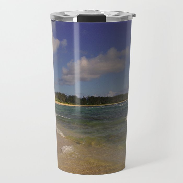 BEAUTIFUL OAHU BEACH Travel Mug