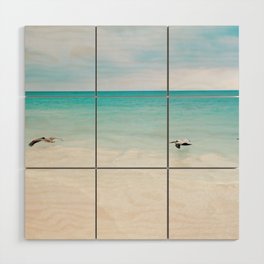 Pelican Trio Caribbean Dream #2 #wall #art #society6 Wood Wall Art