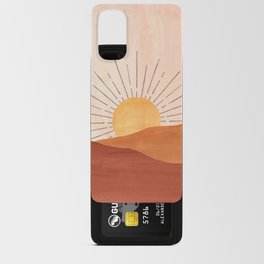Terracotta sunrise Android Card Case