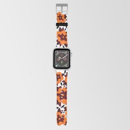 Orange flowers Apple Watch Band
