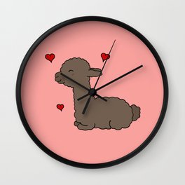 Alpaca "Rosalie" Wall Clock