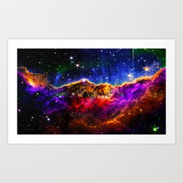 Carina Nebula In Outer Space, Astronomy Print, Outer Space Art for Home Decoration Art Print