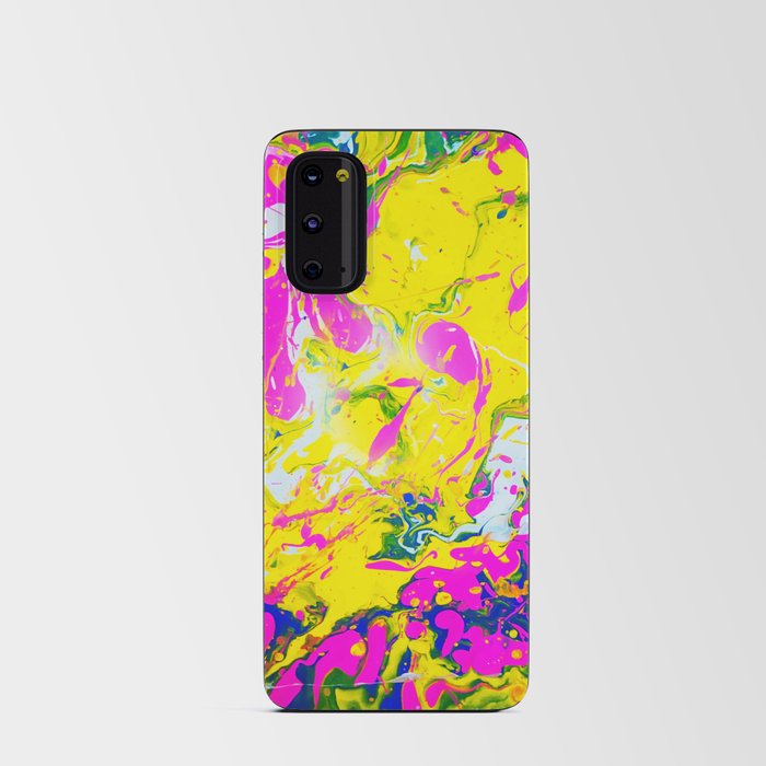 Pouring Acrylic Art Android Card Case