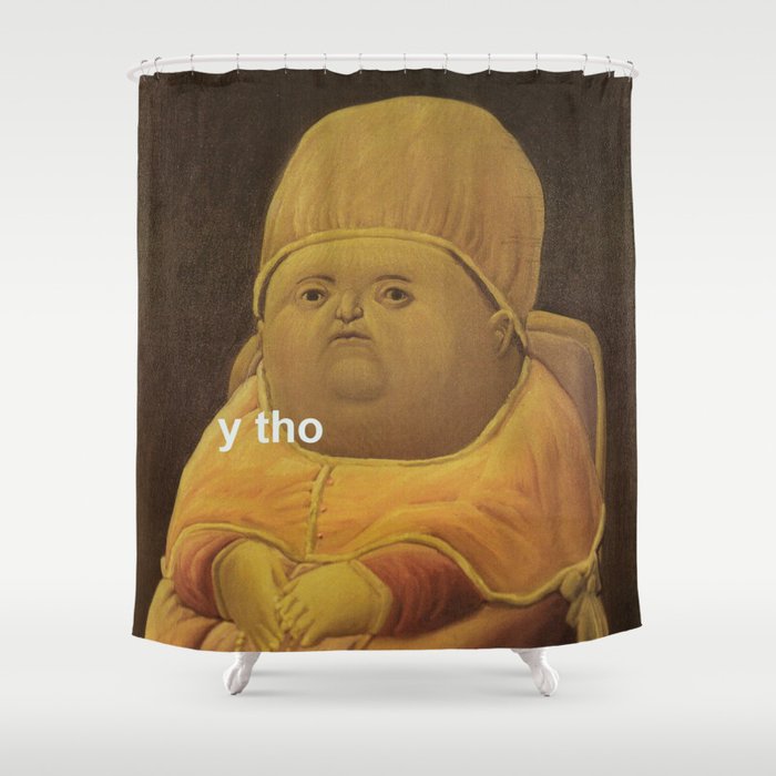 Y Tho Meme Shower Curtain By Greatphotos234 Society6 Cheap shower curtains, buy quality home & garden directly from china suppliers:easter shower curtains for bathroom fabric humor,cartoon style troll face guy for annoying popular artful. y tho meme shower curtain by greatphotos234