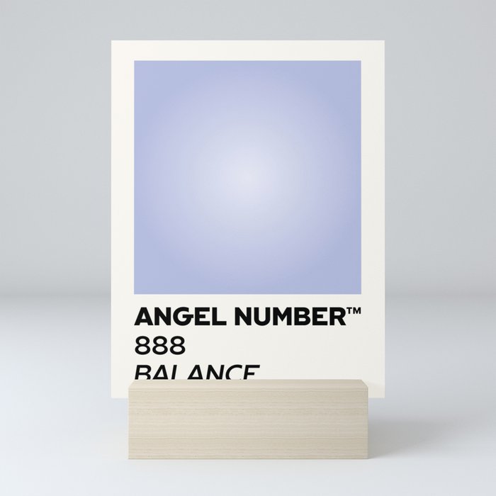 Angel number - 888 - balance Mini Art Print