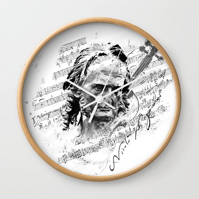 Niccolò Paganini Wall Clock