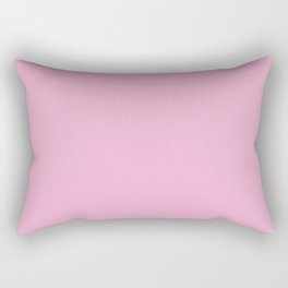 Totally Y2k Solid Pink Rectangular Pillow