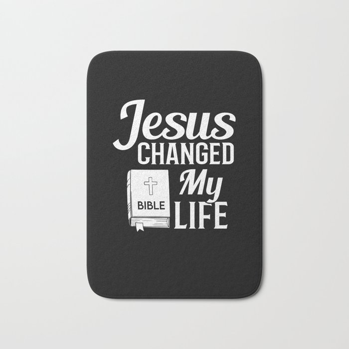 Jesus Bible Cross Nazareth Study Quotes Bath Mat