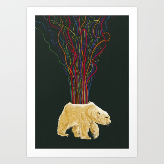 Magnetospheric S.O.S. Art Print