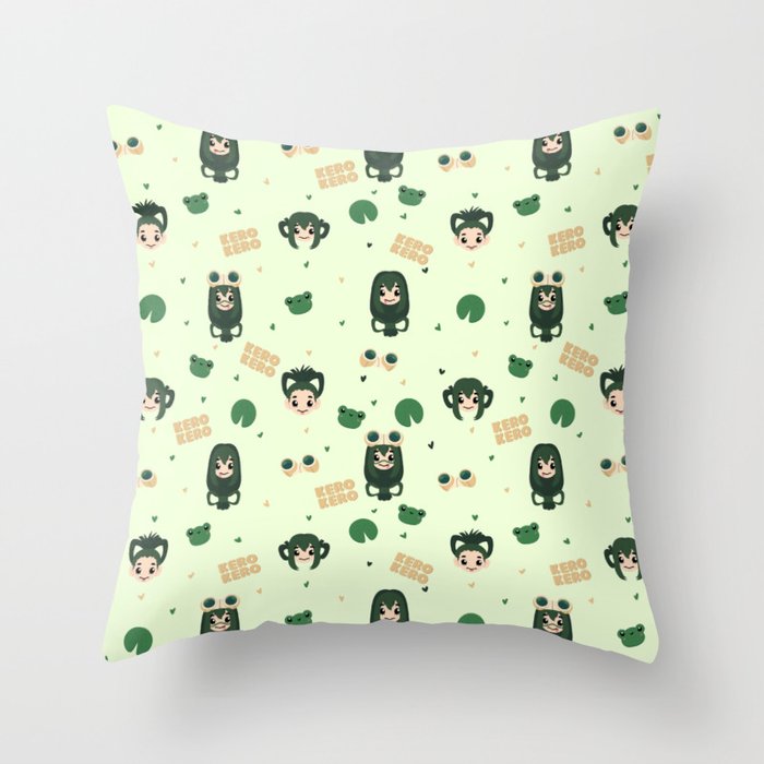 Best Frog Girl Throw Pillow