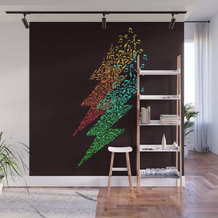 Electro music Wall Mural