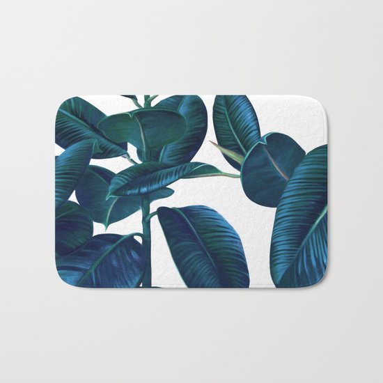 Luna Leaves Bath Mat