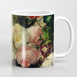 Portret of a woman with flowers Coffee Mug