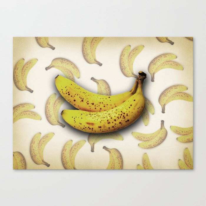 brown bananas Canvas Print