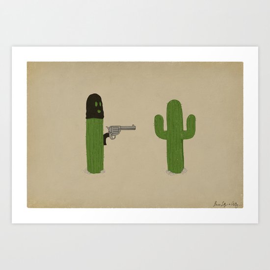 Stick'em Up Art Print