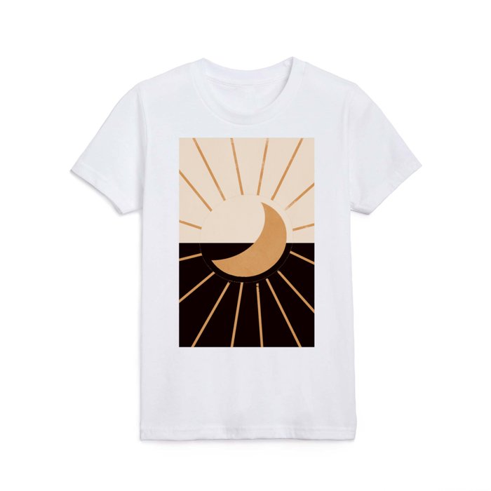 Moon And Sun 5 Kids T Shirt