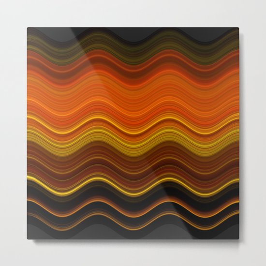 Pattern - October Metal Print