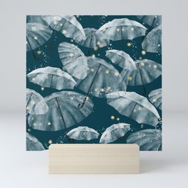 Umbrella glow Mini Art Print