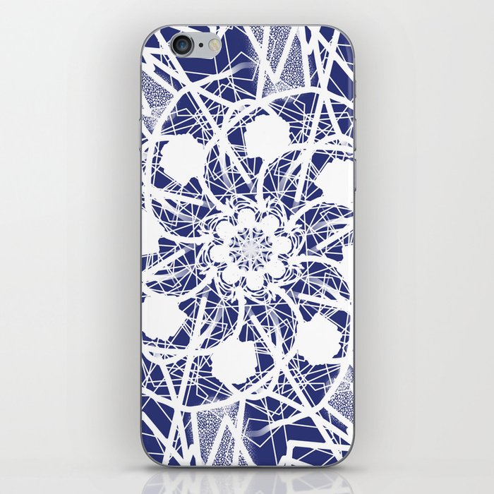 Navy and Lace  iPhone Skin