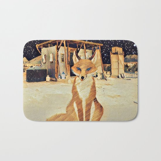 Little fox Bath Mat