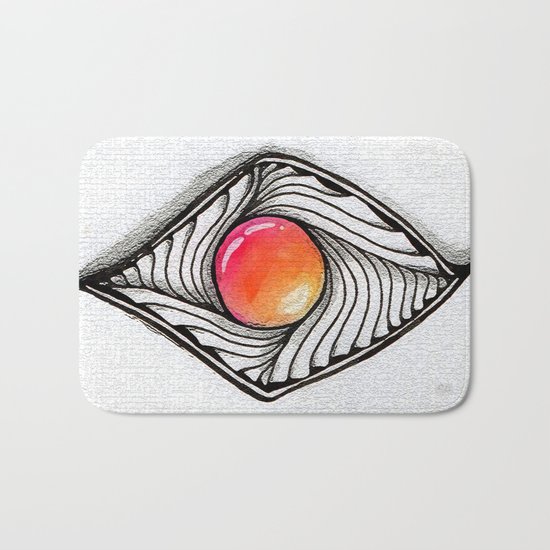 Doodled Gem Sparkle Eye Bath Mat
