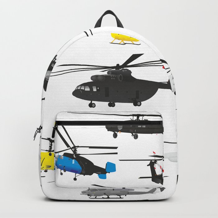 Multiple Helicopters Backpack
