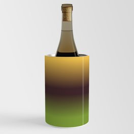 OMBRE BROWN GREEN COLOR. Abstract Illustration  Wine Chiller