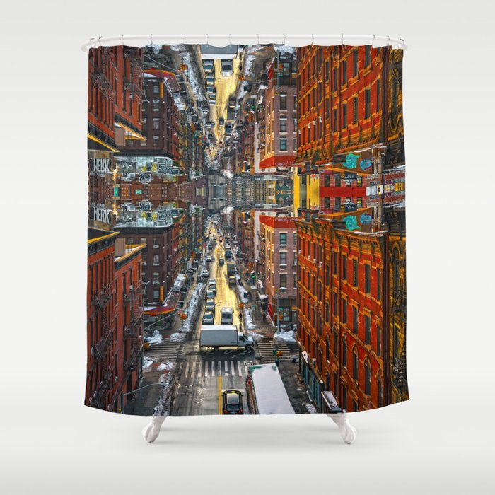Surreal New York City Shower Curtain