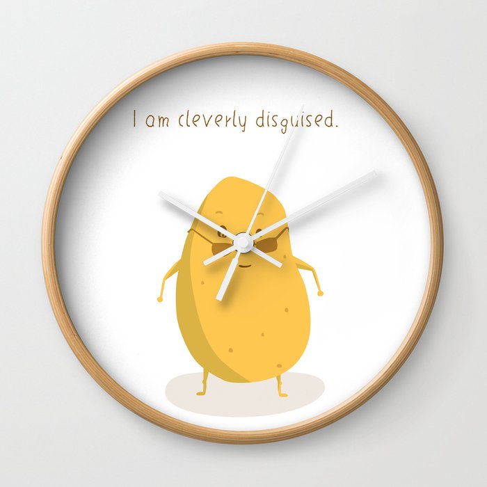 A cleverly disguised potato Wall Clock