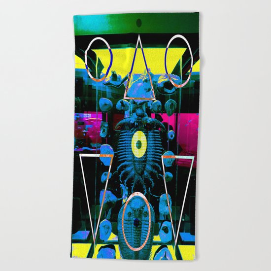Trilobite Pyramid Scheme Beach Towel