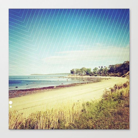 beach. Canvas Print