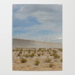 California Windmills Poster