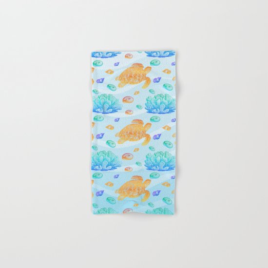 Marine Pattern 10 Hand & Bath Towel