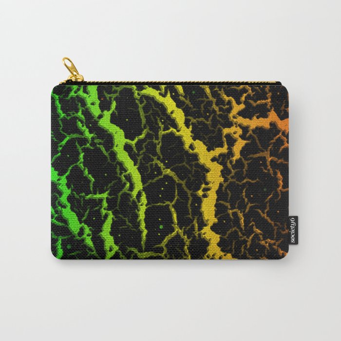 Cracked Space Lava - Rainbow BGYOR Carry-All Pouch