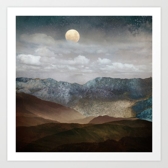 Purple Mountains Art Print