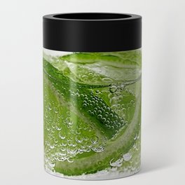 Green Limes In Soda Can Cooler