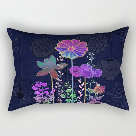 Flower Tales 3 Rectangular Pillow