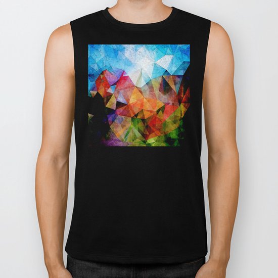 Daydreaming Under Blue Skies Biker Tank