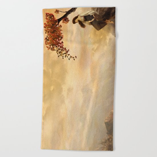 The Fall of Old Ways Beach Towel
