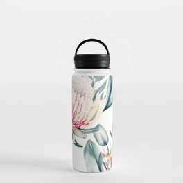 Pastel Protea Floral Water Bottle