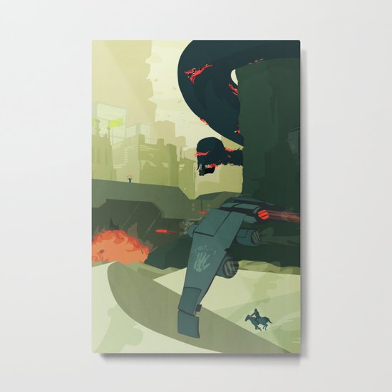 III. Breaching the City Walls Metal Print