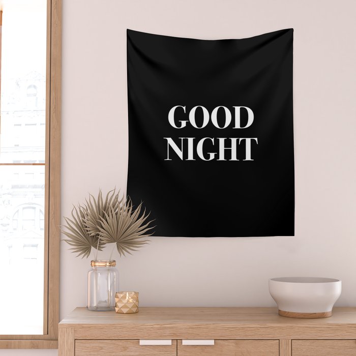 Good Night From The Lower Level Wall Tapestry by charterdisco