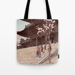 Sakura Temple By Yoshida Hiroshi Tote Bag