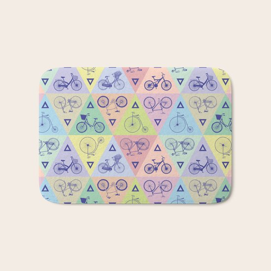 Bicycles Bath Mat