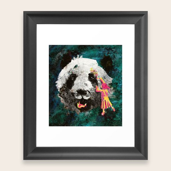 Pandamonium Framed Art Print