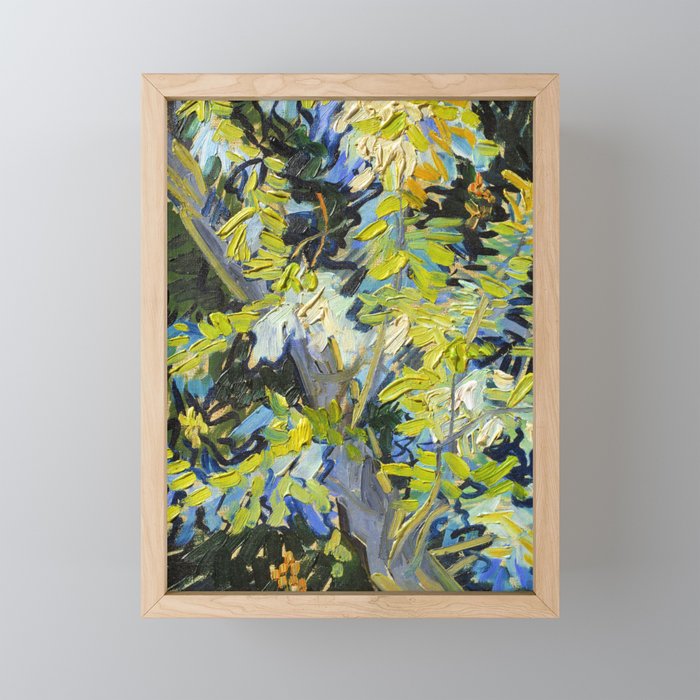 Vincent van Gogh "Acacia in Flowers" Framed Mini Art Print