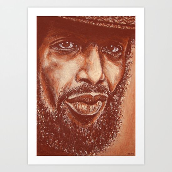 the story of G.S.Heron-3 of 3 Art Print