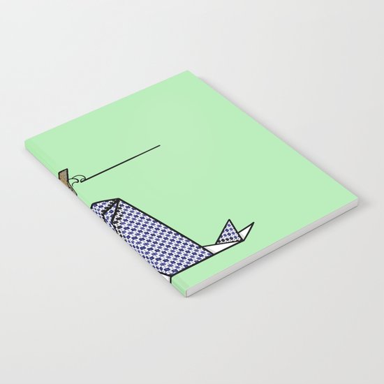 Origami Whale Notebook