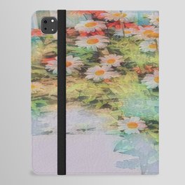 Painted Daisy Garden Beauty iPad Folio Case
