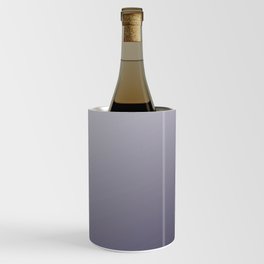 Dark Violet Purple Modern Trendy Ombre Pattern Wine Chiller